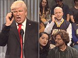 Baldwins SNL nails Trump guiding Pence to exit events
