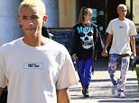 Jaden Smith promotes his clothing line with Odessa Adlo