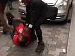 M&S security guard body slams a Big Issue seller in London