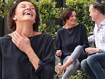 Karl's ex wife Cassandra Thorburn shares a laugh