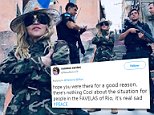 Madonna is slammed for posting photo in Brazilian slum