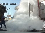 Lorry carrying flour crashes into building in Russia