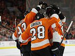 Flyers rout Capitals 8-2 to win home opener
