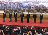 Xi Jinping and other key leaders of China's Communist Party
