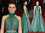 Daisy Ridley exudes elegance in emerald pleated gown