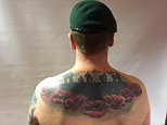 Ex-Royal Marine has tattoo of seven poppies