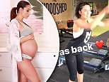 Snezana Markoski flaunts trim post-baby body exercising