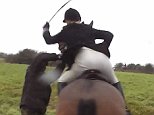 Huntswoman 'repeatedly whips saboteur with a riding crop'