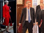 May 'at war with Chancellor Hammond' ahead of Budget