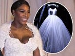 Serena Williams shares photo of wedding dress