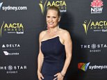 The Block's Shaynna Blaze  flashes some flesh at AACTAs