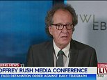 Geoffrey Rush to sue Daily Telegraph for defamation