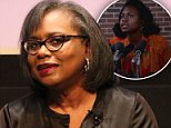 Anita Hill joins #metoo campaigners on stage