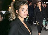 Rita Ora rocks androgynous chic after AOL interview in NYC