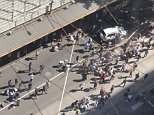 Car crashes into Melbourne's Flinders Street Station crowd