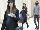 Heavily pregnant Nicole Trunfio shows off her baby belly