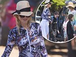 Nicole Kidman enjoys a family day at Palm Beach