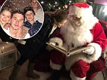 David Beckham shares snap of Harper meeting Santa Claus