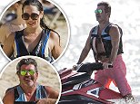 Shirtless Simon Cowell goes for a thrilling jet-ski ride