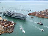 Commissioning ceremony for UK´s biggest warship a…