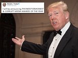 Trump: Most dishonest & corrupt media awards of the year
