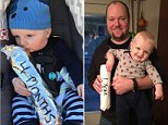 Philadelphia dad uses CHEESESTEAKS to track son's growth