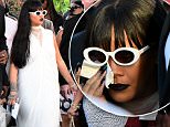 Rihanna wipes away tears at funeral for her cousin