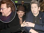 Johnny Depp attends Shane MacGowan's 60th bash in Dublin