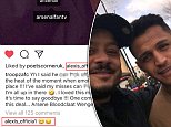 Alexis Sanchez comments on Arsenal fan's goodbye message