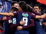 PSG 3-2 Guingamp: Paris Saint-Germain progress to last 16