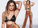 Perrie Edwards sizzles in bra and snakeskin trousers