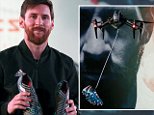 Lionel Messi receives new adidas boots via drone