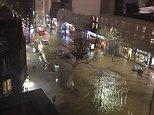 Hammersmith street flooded after burst sewage pipe