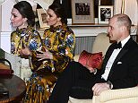 Pregnant Kate and William catch up with Swedish royals