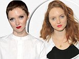 Lily Cole ditches her long flame locks for pixie cut