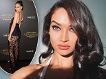 Shanina Shaik shows off flawless features shooting video