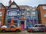 Artist transforms her West London home into a giant mosaic