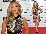 Tallia Storm dons tiger print dress for BAFTA EE party