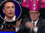 Stephen Colbert hands over 'King Nerd' crown to Elon Musk