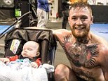 UFC star Conor McGregor takes his son to gym workout