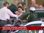 Video: Florida school shooter cuffed at gun point