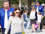 Jennifer Garner and Ben Affleck pick up their three kids from school