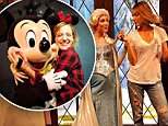 Blake Lively poses among princesses for fun-filled day at Disneyland