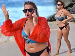 Lady Nadia Essex makes FURIOUS phone call on the beach in Barbados