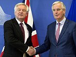 Davis bids to seal transition in Brussels amid Brexiteer warnings