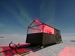 The hotel on a SLED that moves around Arctic Finland