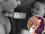Megan Gale, 42, lavishes her six-month-old daughter Rosie May Dee