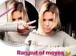 Sophie Monk breaks out in a series of old-school dance moves