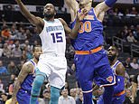 Walker comes up big in OT, Hornets top Knicks 137-128