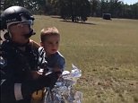 Moment three-year-old James Skillen is found safe in Mudgee, NSW, and reunited with family